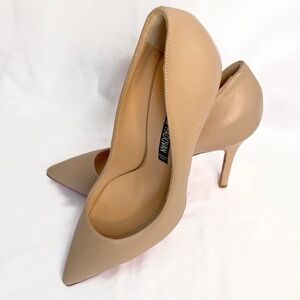 NEW Luciano Padovan Nude Heels